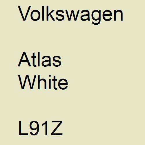 Volkswagen, Atlas White, L91Z.